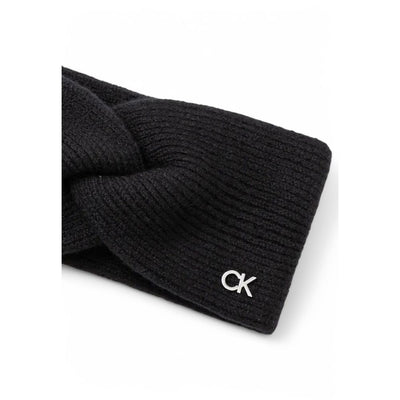 Bonnet en laine noire Calvin Klein