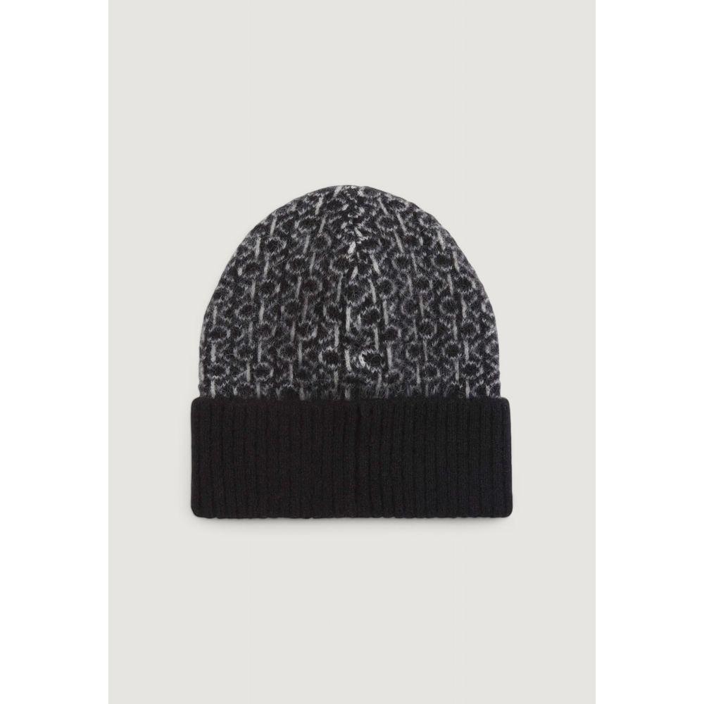 Casquette de baseball en cuir d'alpaga noir Calvin Klein