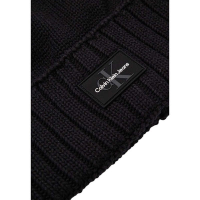 Calvin Klein Jeans Black Cotton Caps Baseball Hat