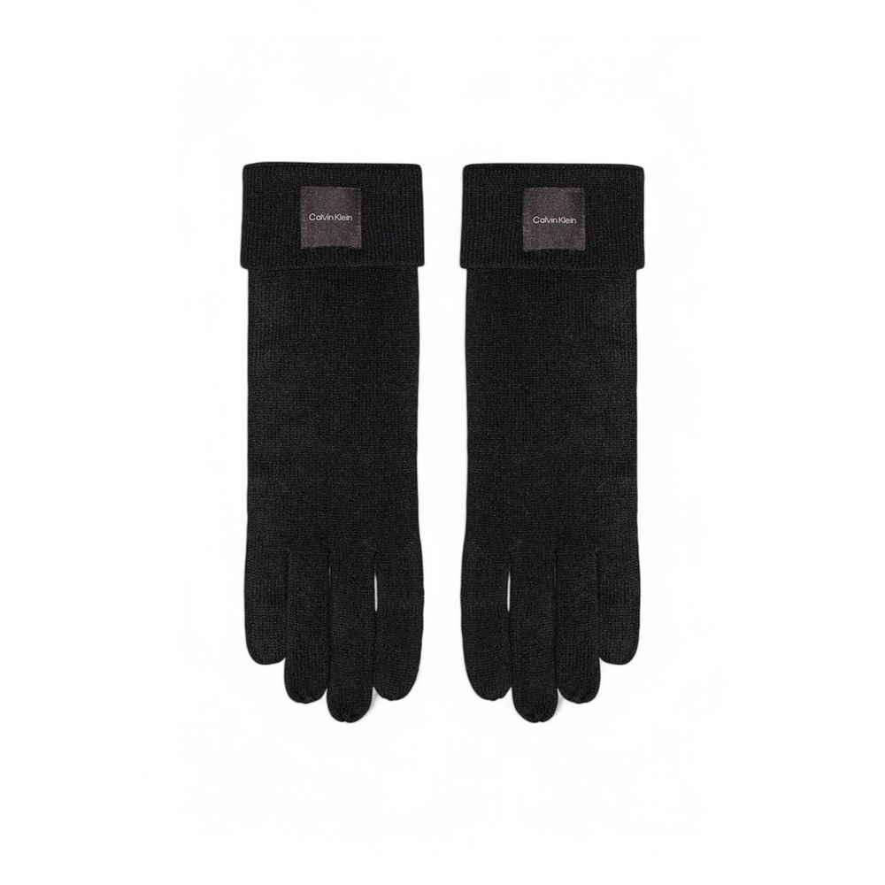 Gants en cachemire noir Calvin Klein