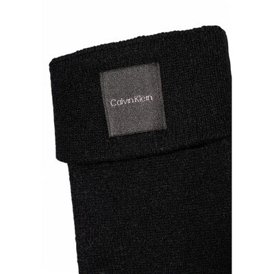 Gants en cachemire noir Calvin Klein