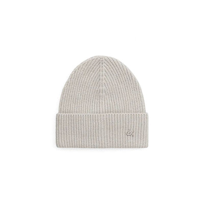 Casquette de baseball en laine grise Calvin Klein