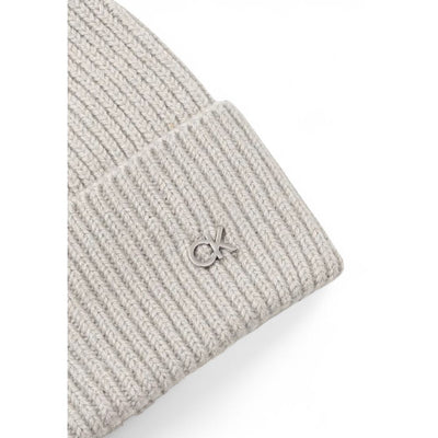 Casquette de baseball en laine grise Calvin Klein