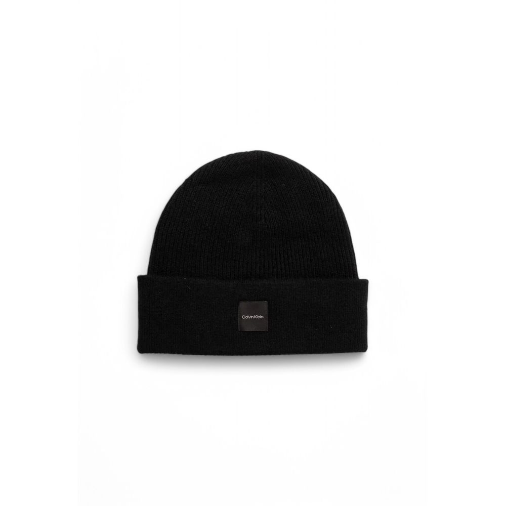 Casquette de baseball Calvin Klein en cachemire noir