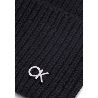 Casquette de baseball en laine noire Calvin Klein