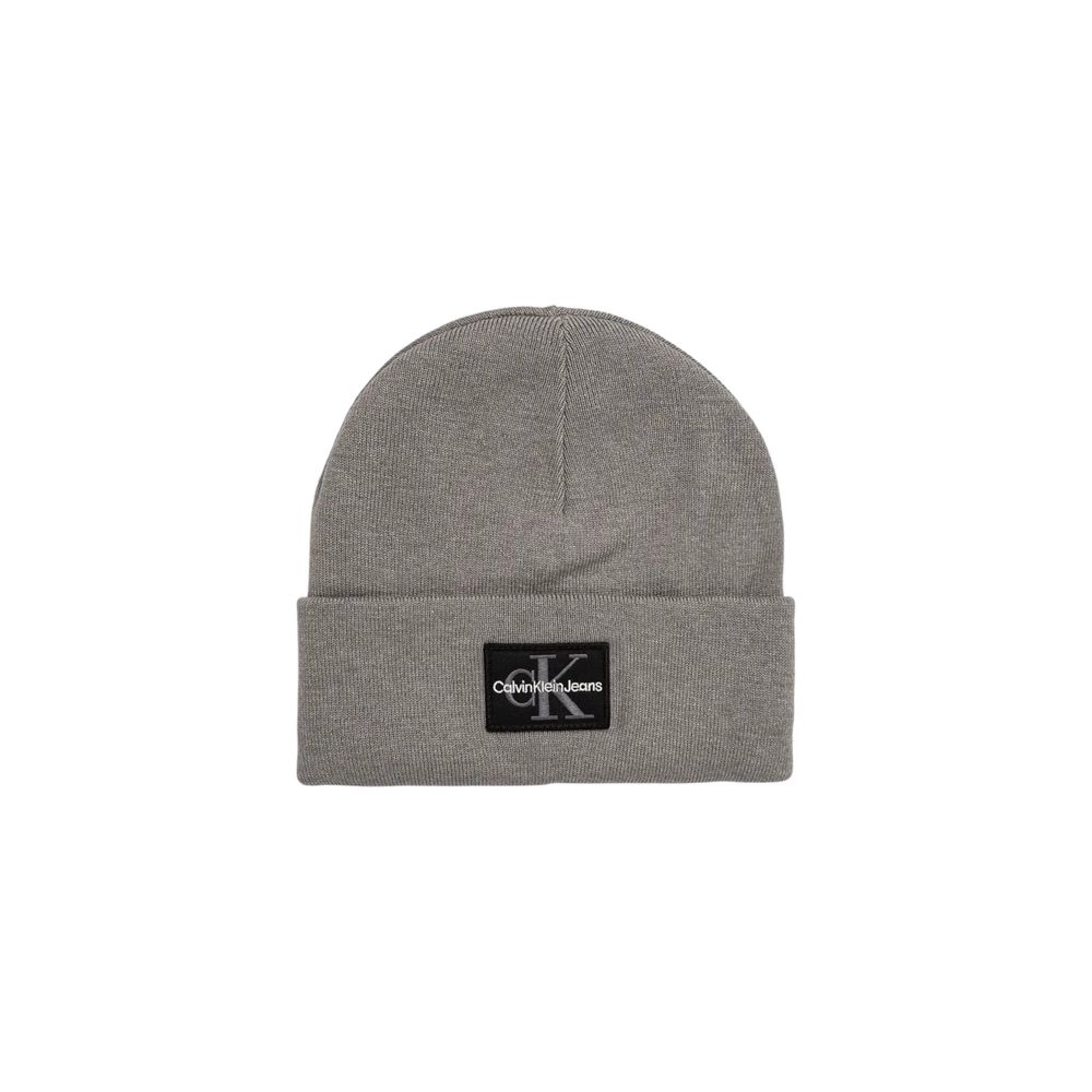 Calvin Klein Jeans Gray Cotton Caps Baseball Hat
