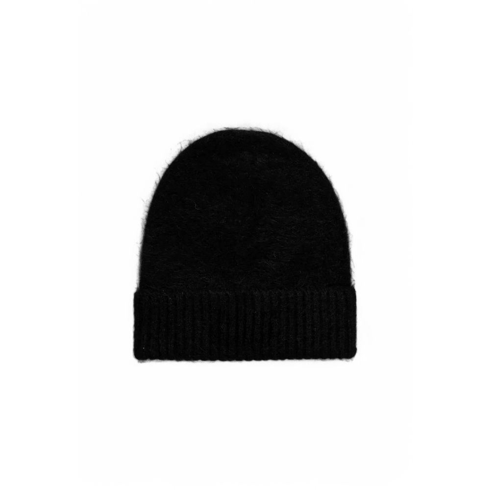 Casquette de baseball en cuir d'alpaga noir Calvin Klein