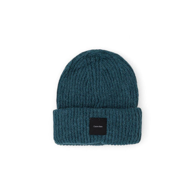 Calvin Klein Green Alpaca Leather Caps Baseball Hat