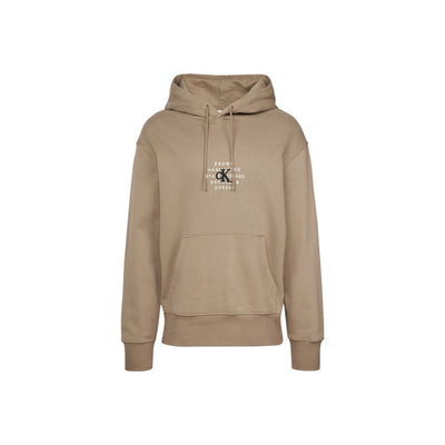 Calvin Klein Jeans Beige Cotton Hoody