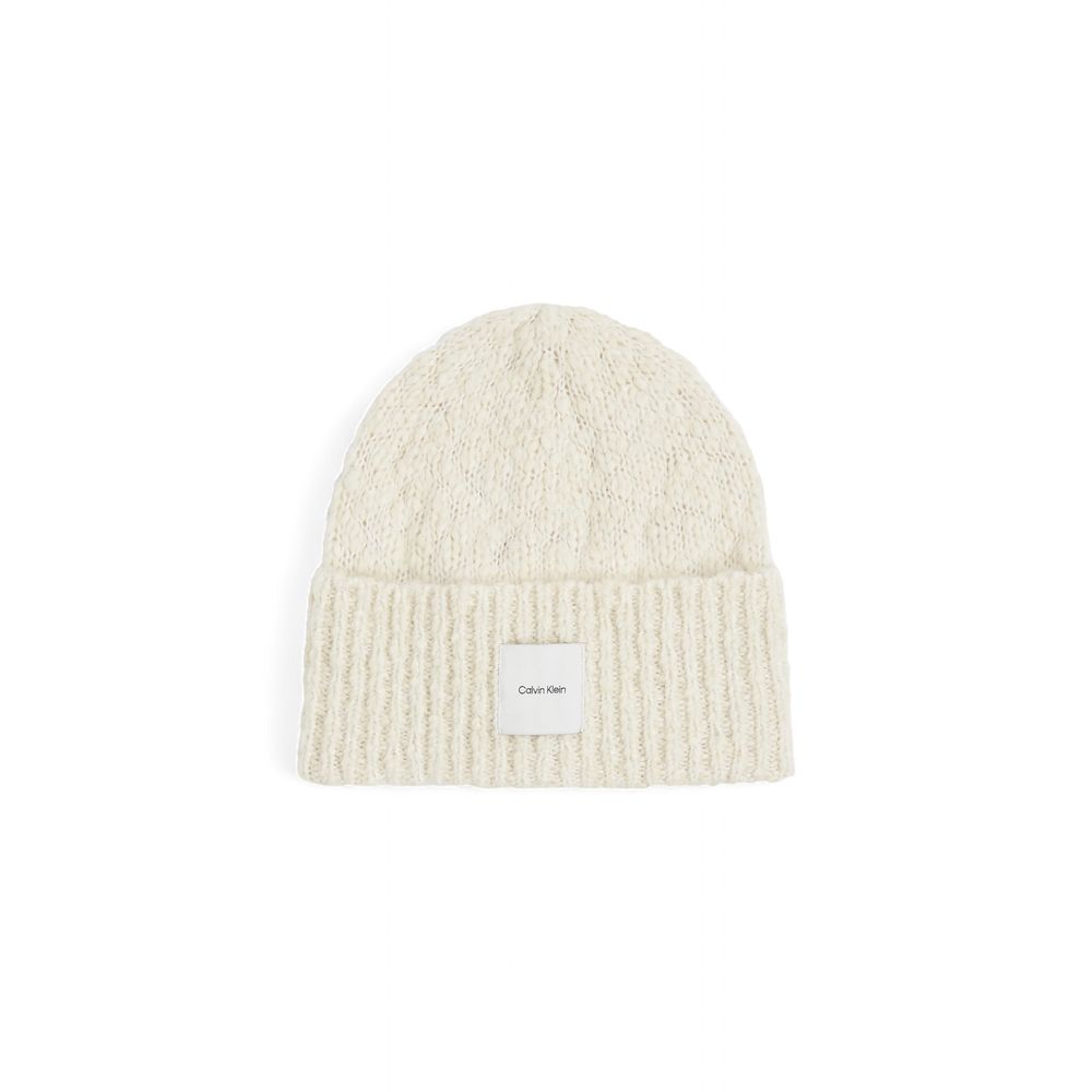 Casquette de baseball Calvin Klein blanche en polyester recyclé