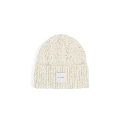 Casquette de baseball Calvin Klein blanche en polyester recyclé
