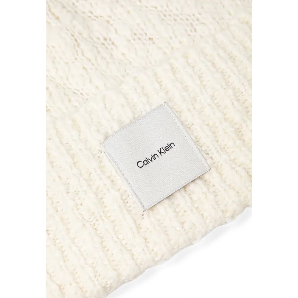 Casquette de baseball Calvin Klein blanche en polyester recyclé