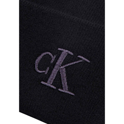 Calvin Klein Jeans Black Wool Caps Baseball Hat