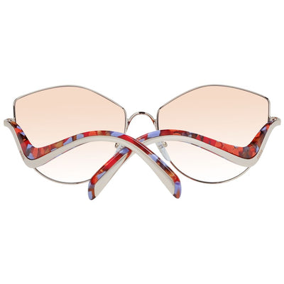 Lunettes de soleil Emilio Pucci pour femme en or rose