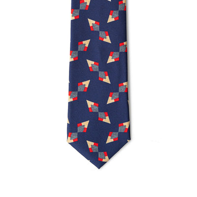 Cravates et nœud papillon en soie bleue Giorgio Armani