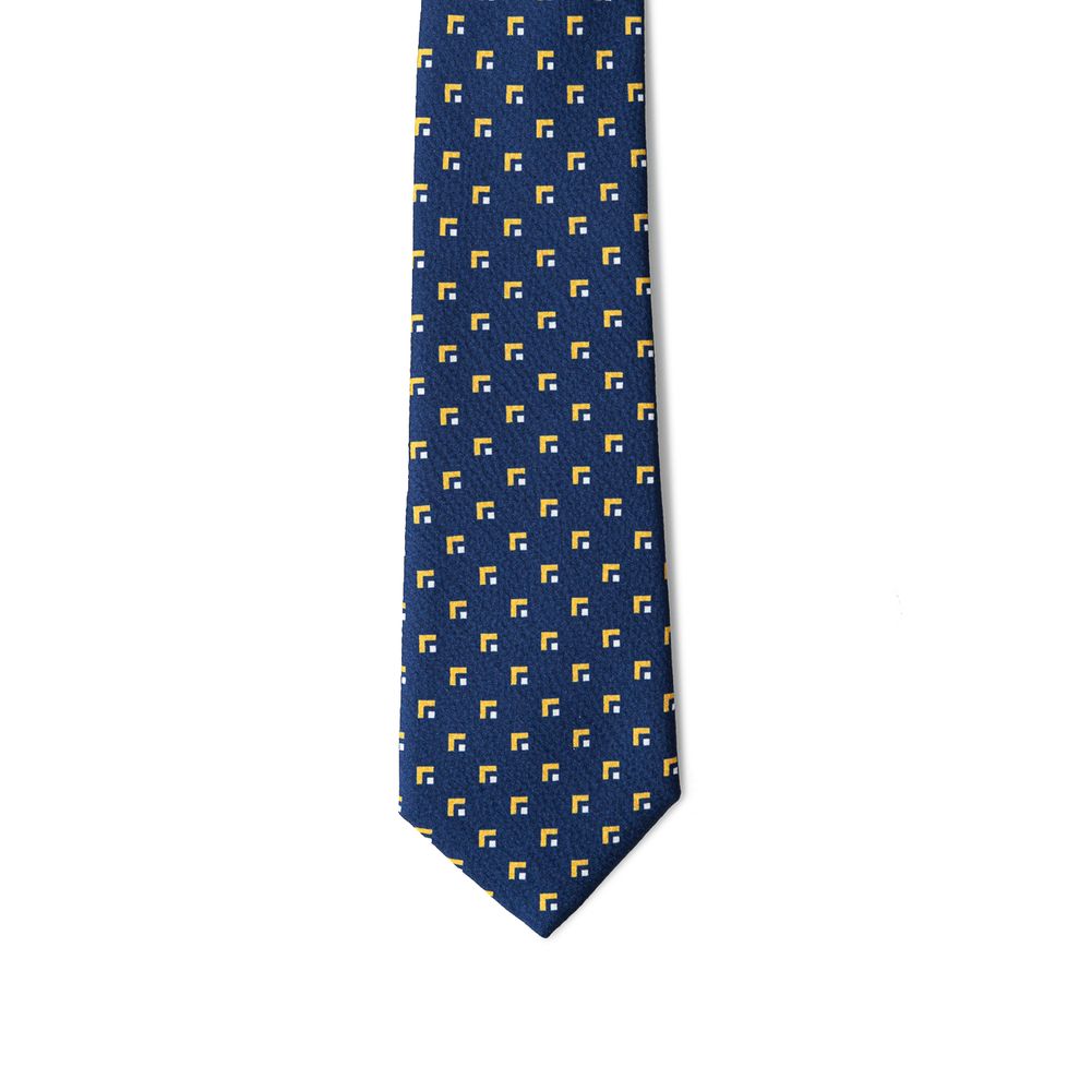 Cravates et nœud papillon en soie bleue Giorgio Armani