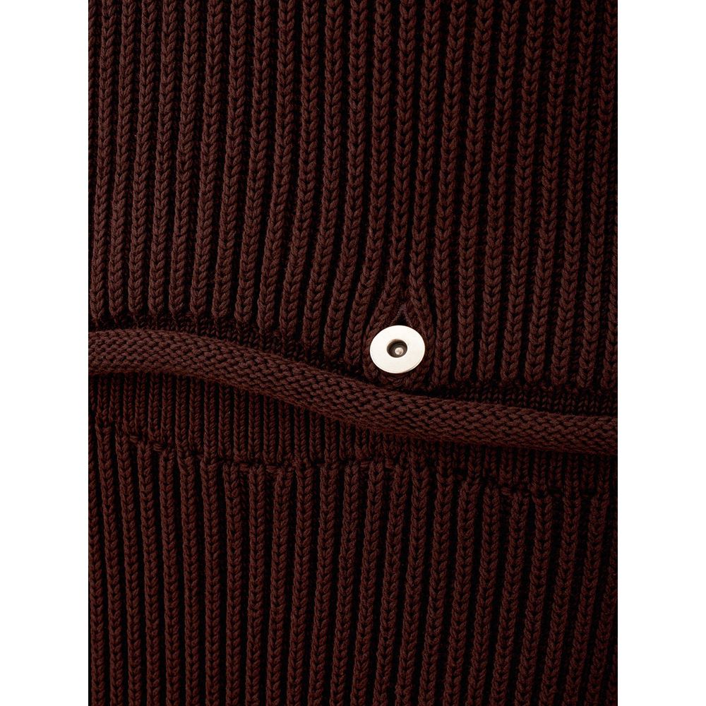 Robe élégante en viscose marron Bottega Veneta