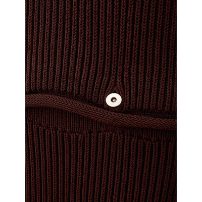 Robe élégante en viscose marron Bottega Veneta