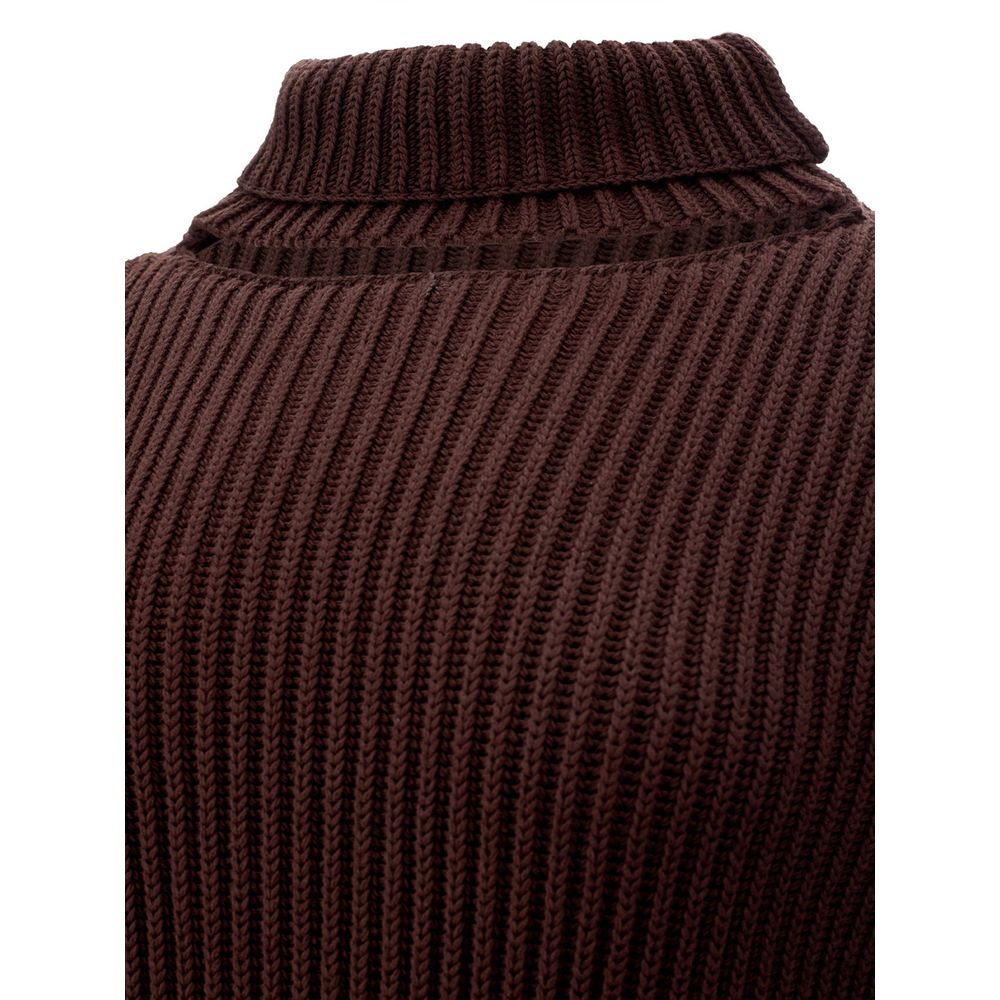 Robe élégante en viscose marron Bottega Veneta