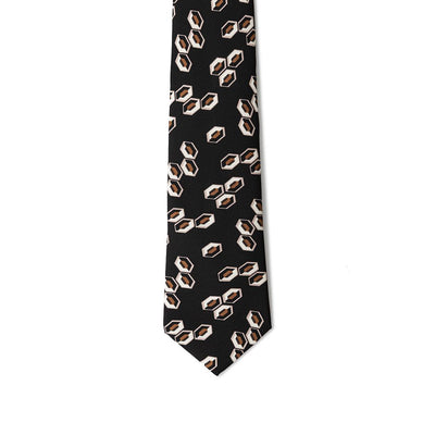 Giorgio Armani Black Silk Ties & Bowty