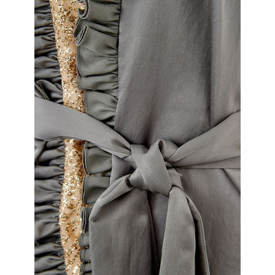 Lardini elegante veelkleurige zijde-linnen top