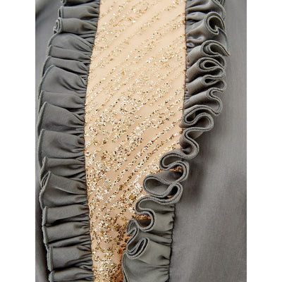 Lardini elegante veelkleurige zijde-linnen top