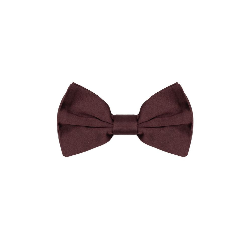 Nœud papillon en soie bordeaux Dolce &amp; Gabbana
