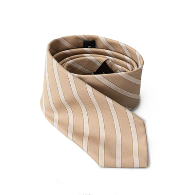 Cravates et nœud papillon en soie dorée Giorgio Armani