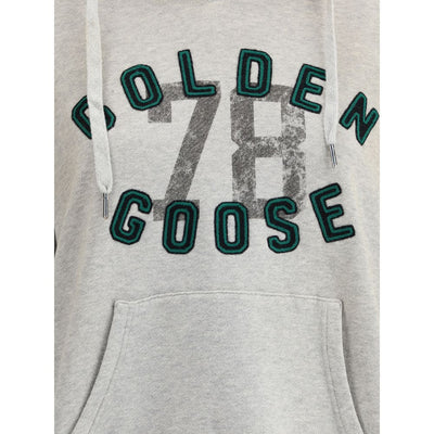 Sweat à capuche avec logo Golden Goose