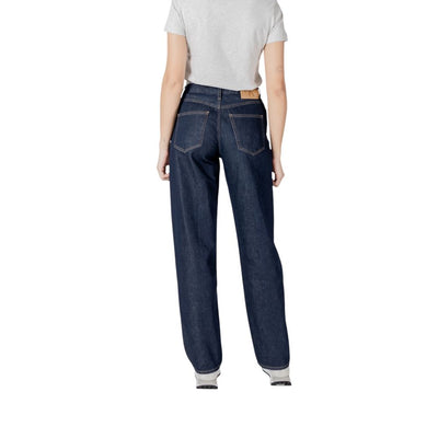 Jean coupe décontractée en coton bleu Calvin Klein Jeans