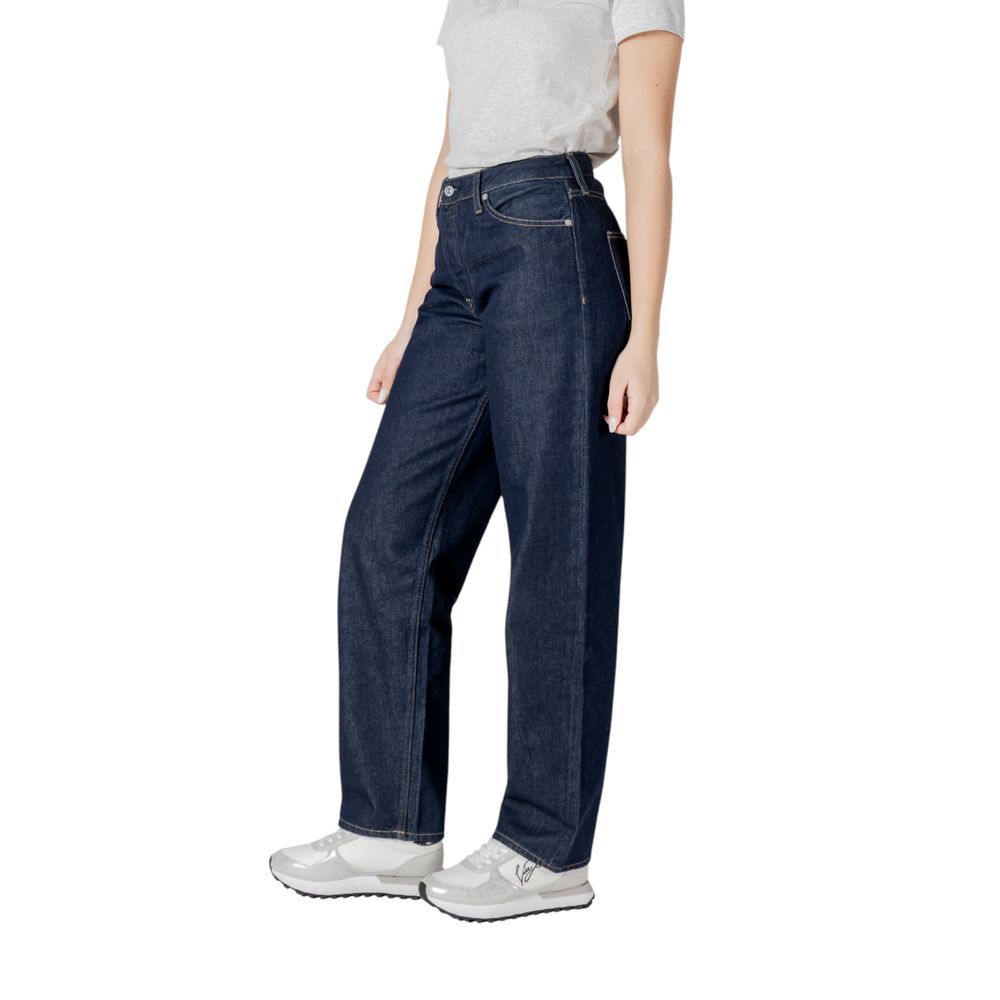 Jean coupe décontractée en coton bleu Calvin Klein Jeans