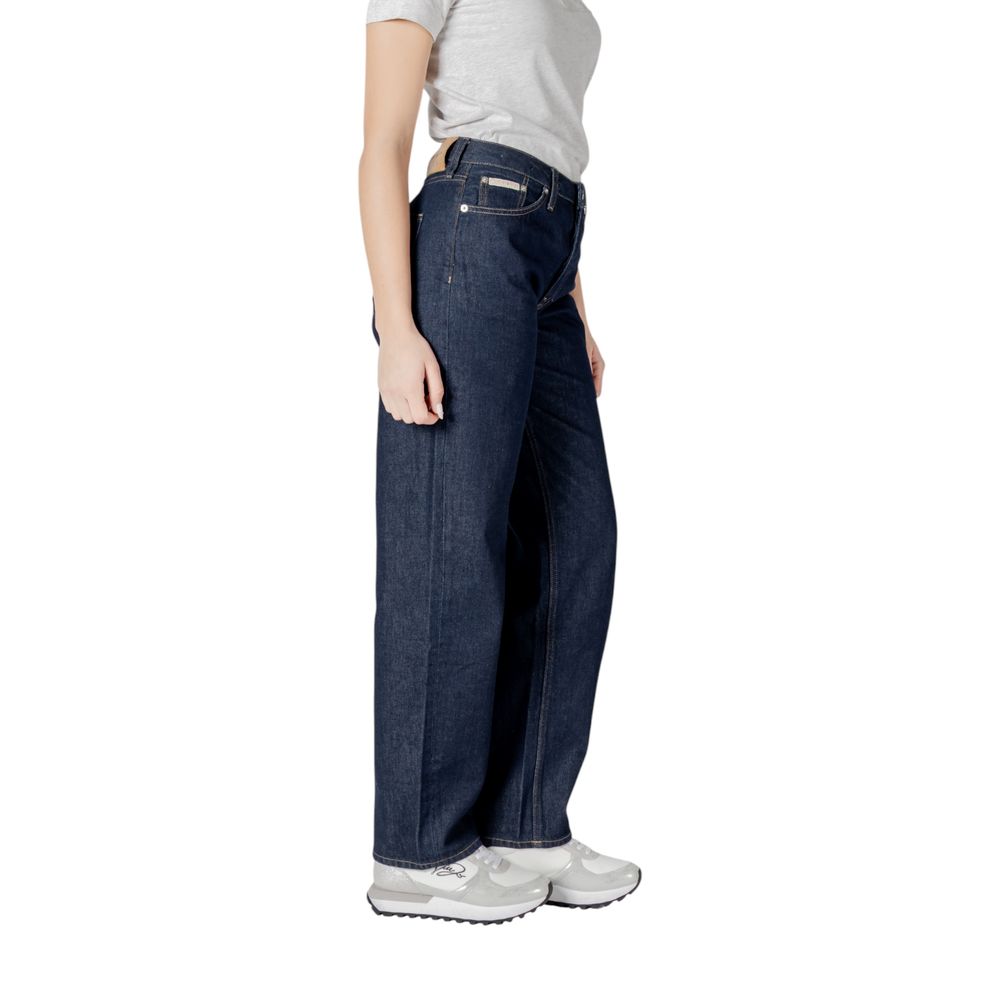 Jean coupe décontractée en coton bleu Calvin Klein Jeans