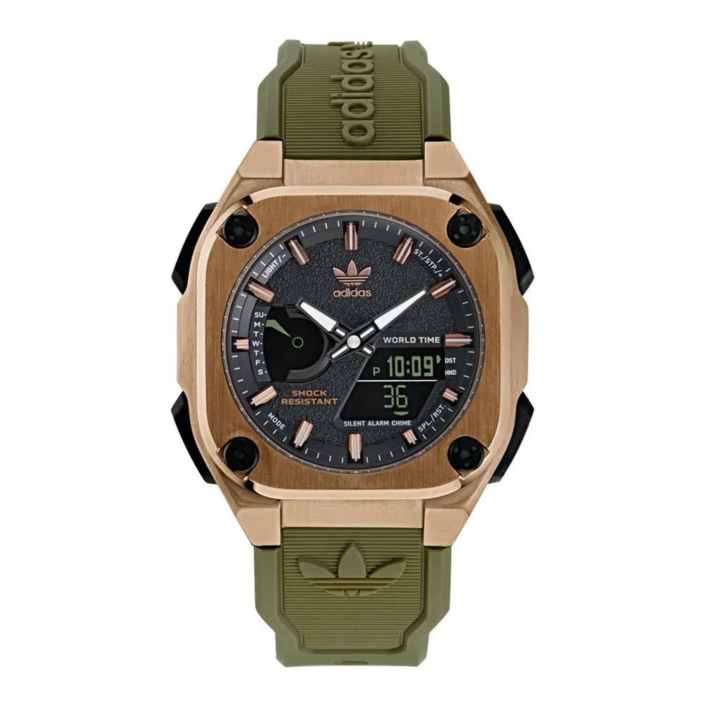 Adidas Groen Synthetisch Horloge