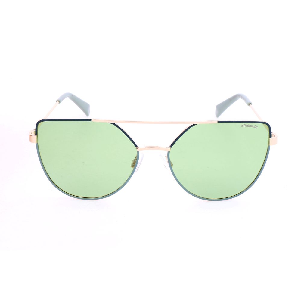 Lunettes de soleil Polaroid en métal doré