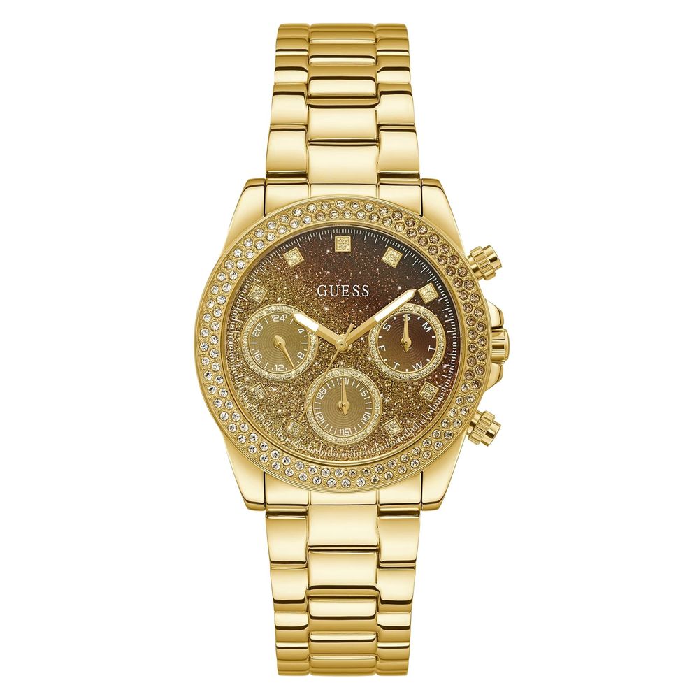 Guess Goudkleurig Roestvrijstalen Horloge