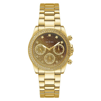 Guess Goudkleurig Roestvrijstalen Horloge
