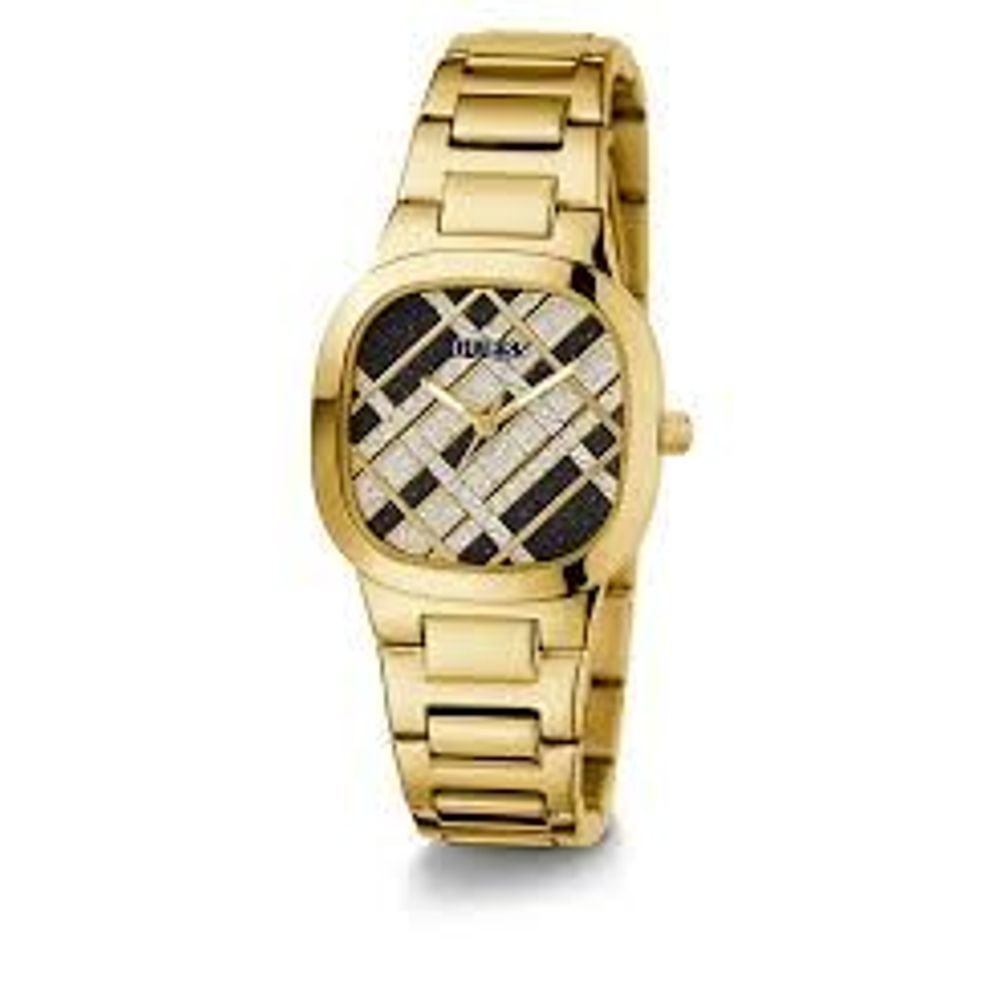 Guess Goudkleurig Roestvrijstalen Horloge