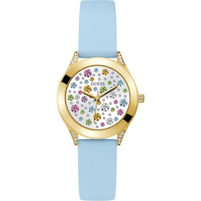 Guess Blauw Synthetisch Horloge