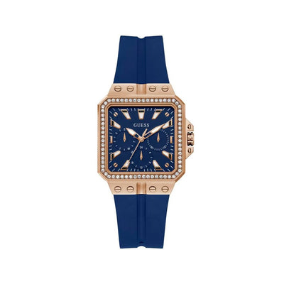 Guess paars synthetisch horloge