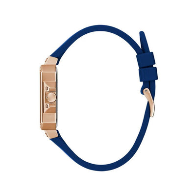 Guess paars synthetisch horloge