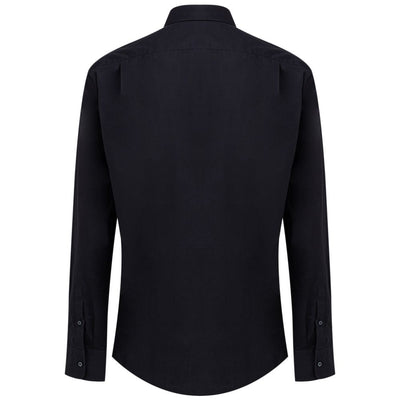 Dolce & Gabbana Navy Blue Cotton Shirt