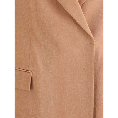 Blazer croisé en satin Giorgio Armani