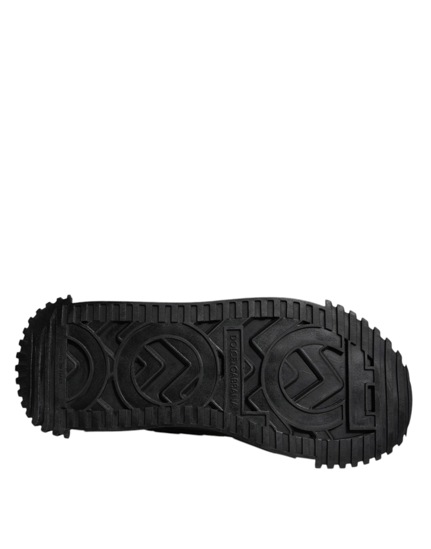 Dolce &amp; Gabbana Zwarte Nylon Lage Top NS1 Sneakers Schoenen