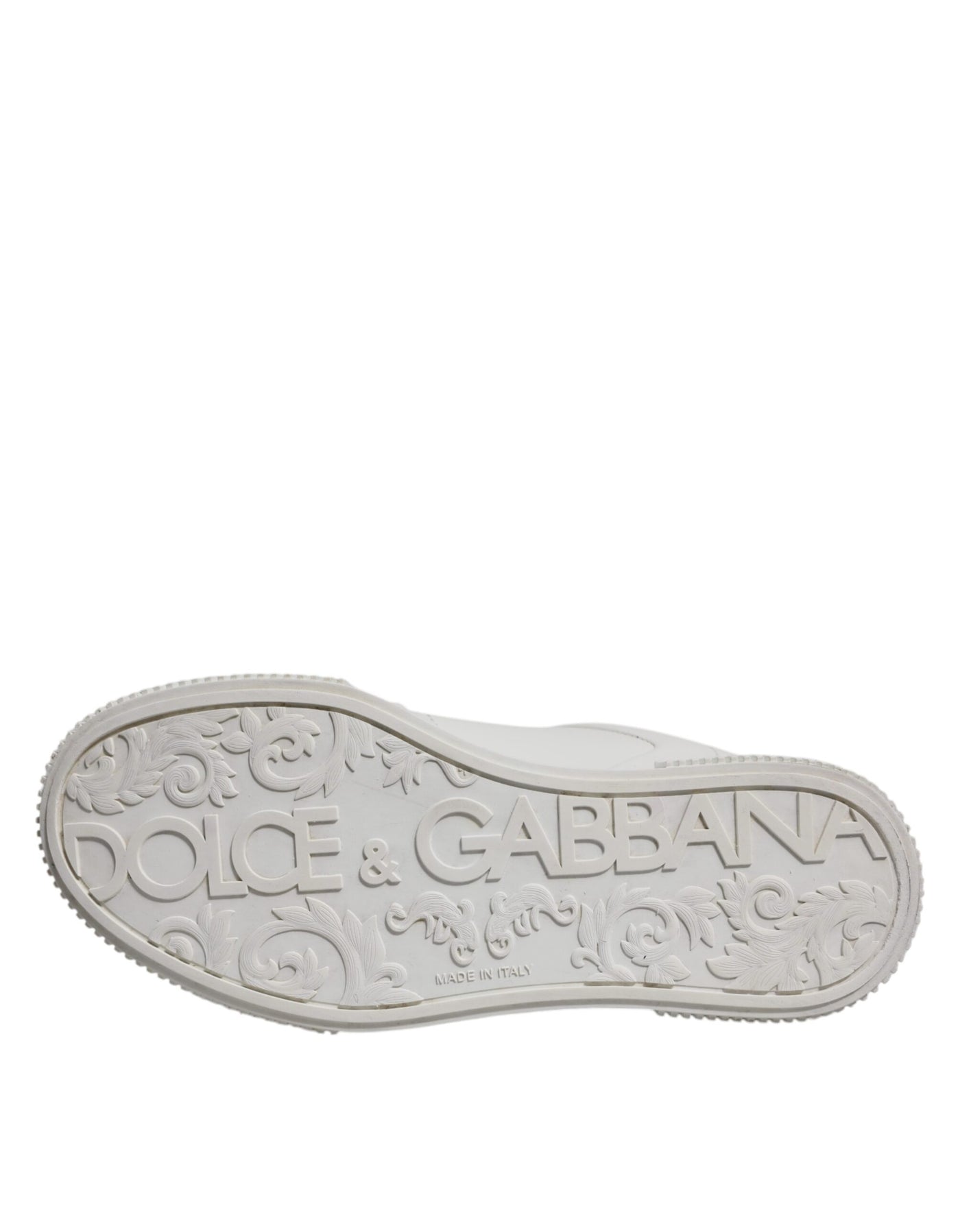 Dolce &amp; Gabbana witte Miami leren lage sneakers