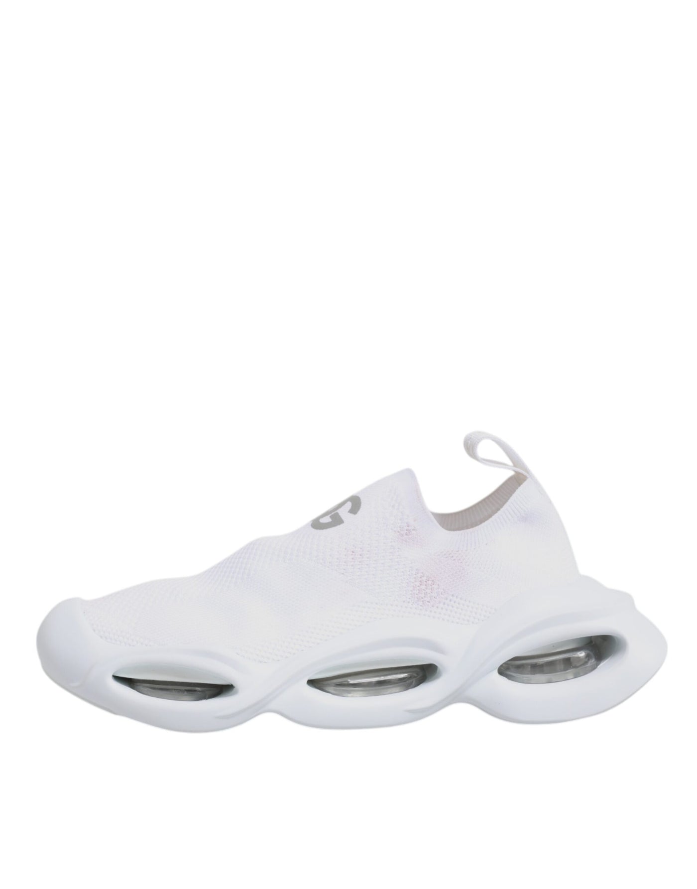 Dolce &amp; Gabbana Witte Slip On Wave Lage Sneakers Schoenen