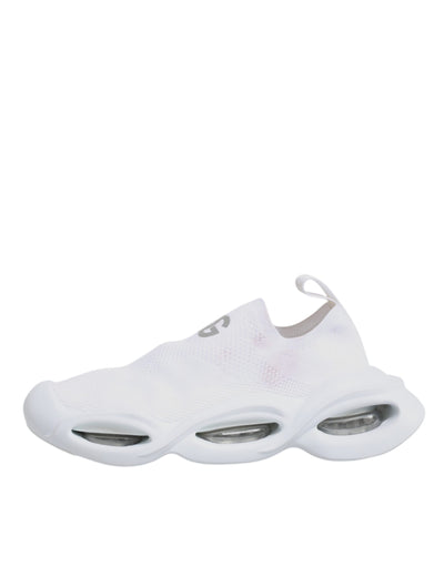 Dolce &amp; Gabbana Witte Slip On Wave Lage Sneakers Schoenen
