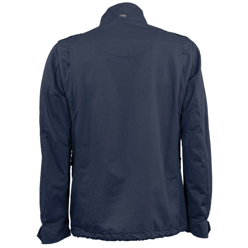 Herno Blauw Katoenen Jasje