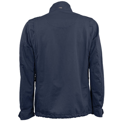 Herno Blauw Katoenen Jasje