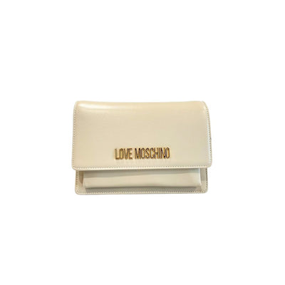 Love Moschino Beige Polyethyleen Dames Crossbody Tas