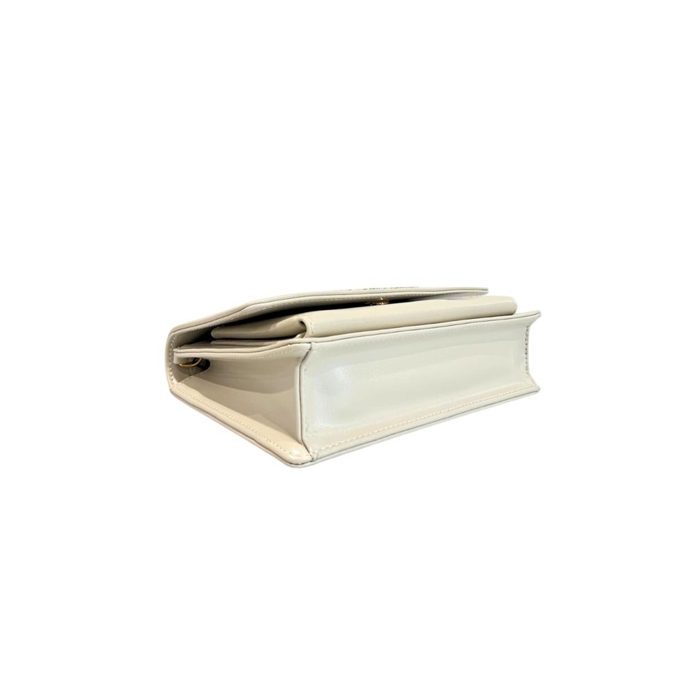 Love Moschino Beige Polyethyleen Dames Crossbody Tas